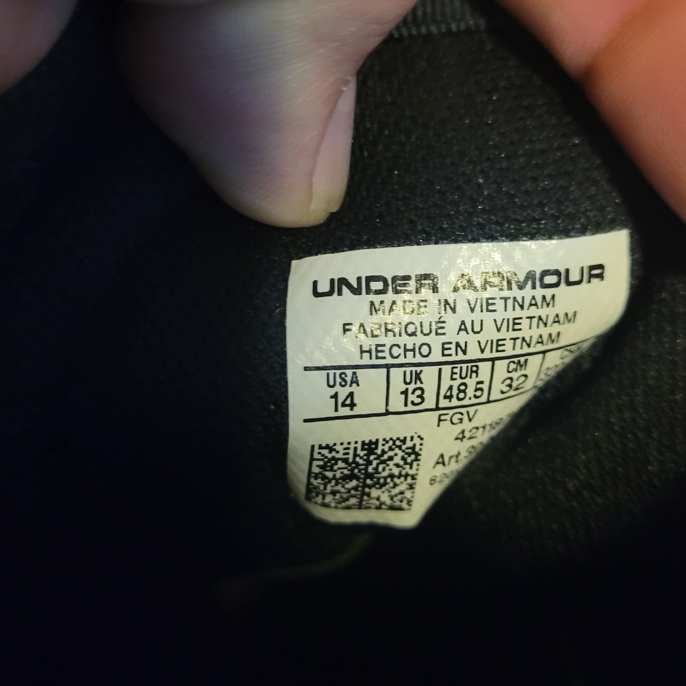 Under Armour Black Apparel Charcoal And Tan Boots